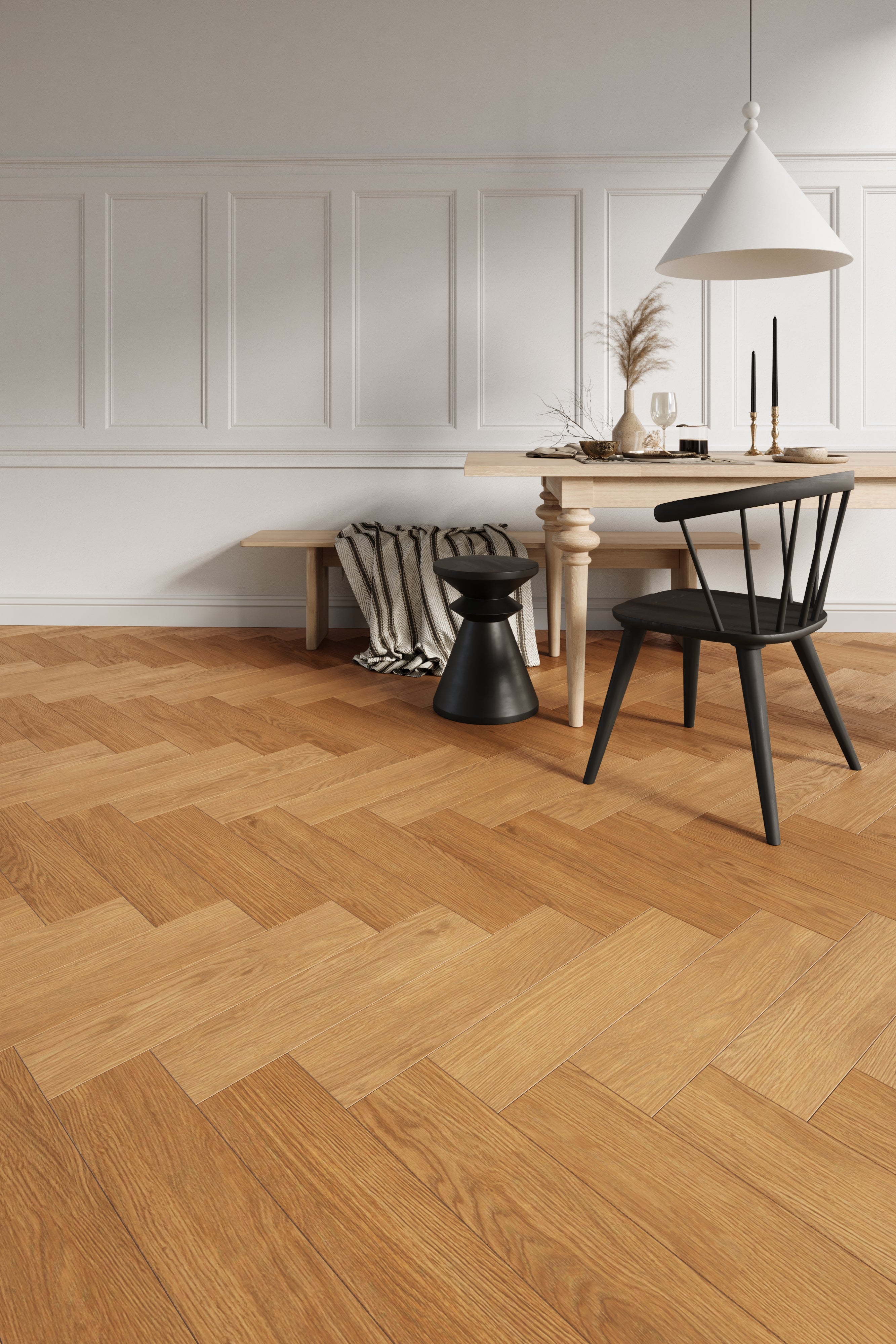 HERRINGBONE CLASSIC Oak AB Natural UV lacquer