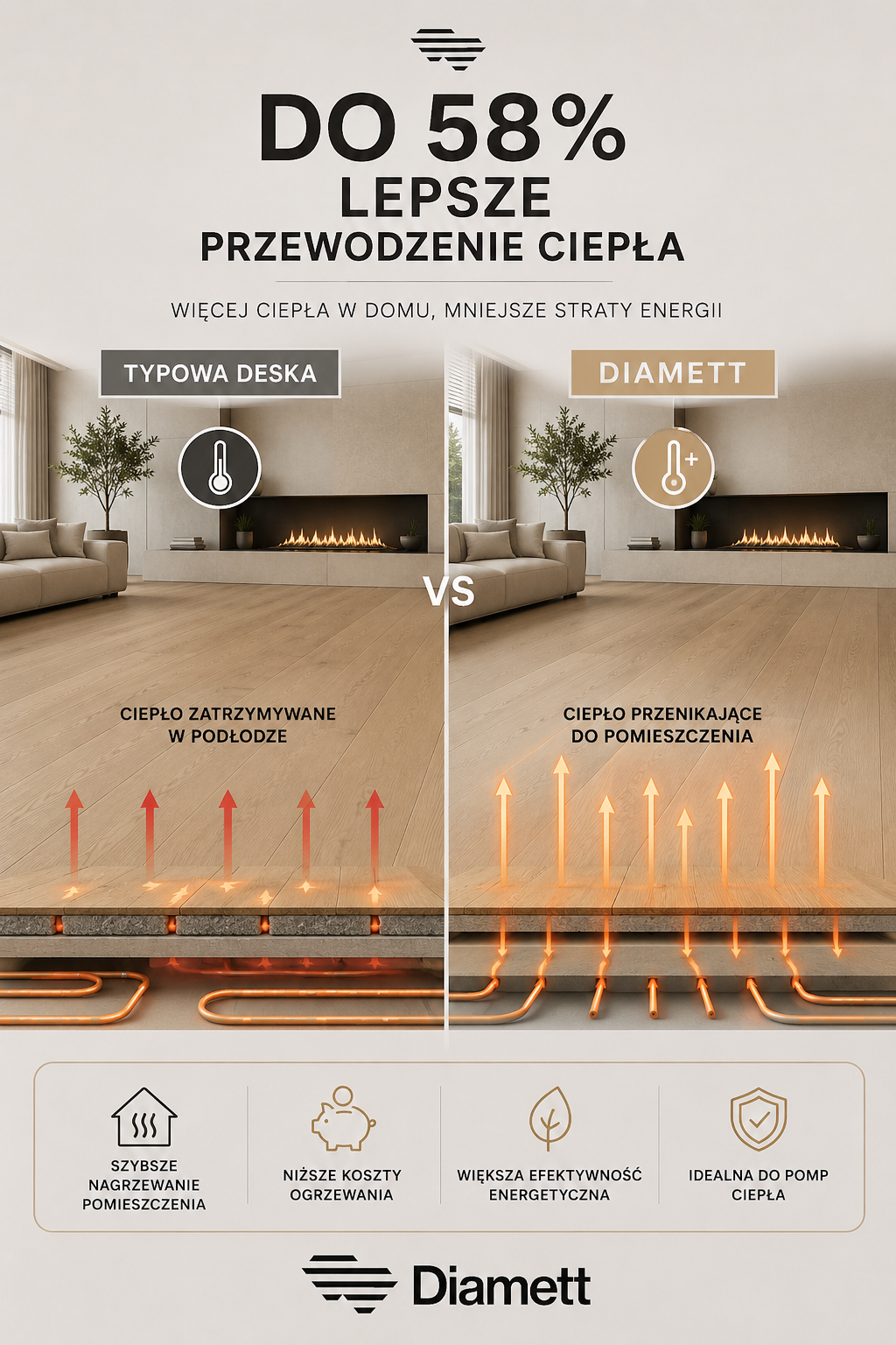 JODEŁKA KLASYCZNA Dąb AB Woodlook lakier UV